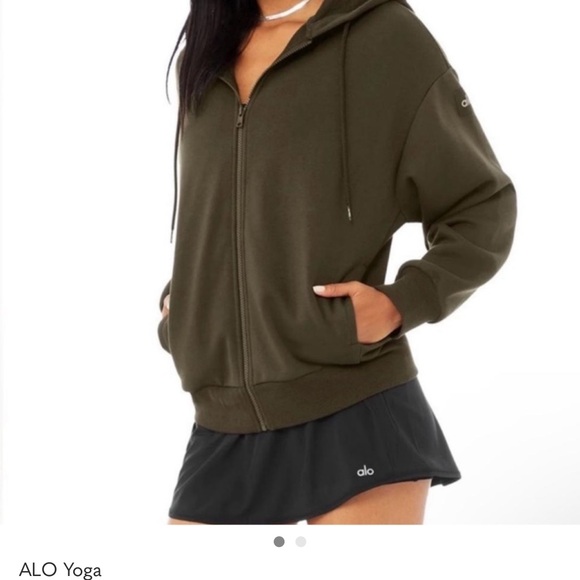 ALO Yoga Brown Hoodie - Picture 2 of 6